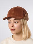 Бейсболка KANGOL арт. K5470 Cozy Cord Earflap Baseball (коричневый)